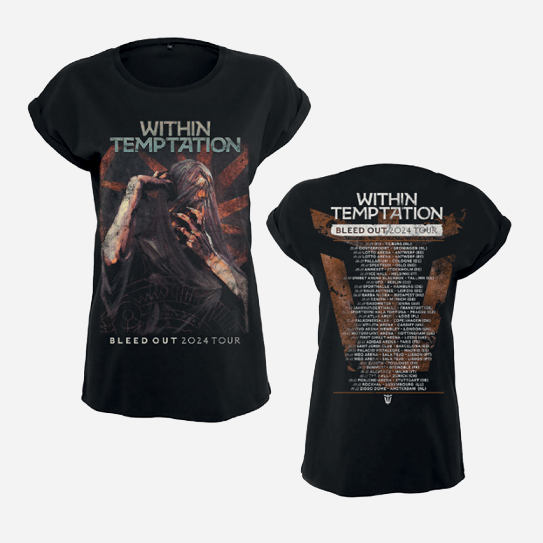 Bleed Out Album Woman Tour T-Shirts